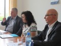 Вернер Казагранде и Гюнтер Вайлцер на срещата с представители на Община Ардино, проведена на 2 август 2016 г.